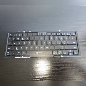 Foldable Bluetooth Keyboard, Ultra-Slim Metal Keyboard Iclever Keyboard IC-BK03